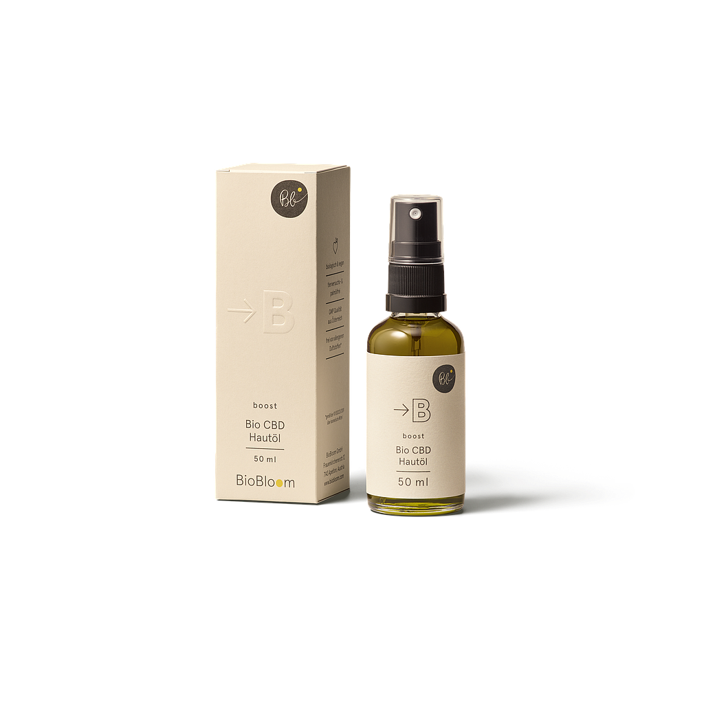 BioBloom Bio CBD Hautöl boost 50 ml
