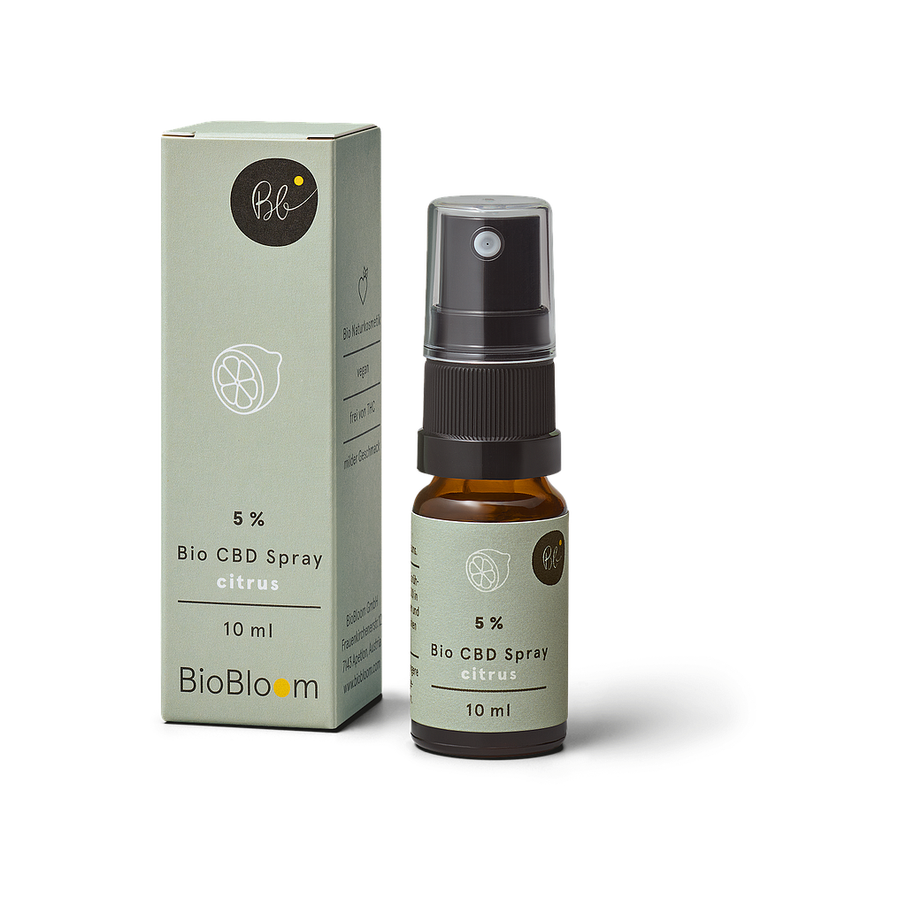 BioBloom Bio CBD Spray 5 % Citrus