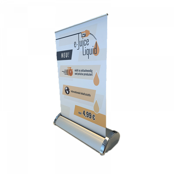 eJuice Liquid A4 Tisch-Rollup