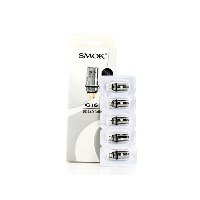 SMOK RESISTANCES G16 DC 0,6OHM MTL