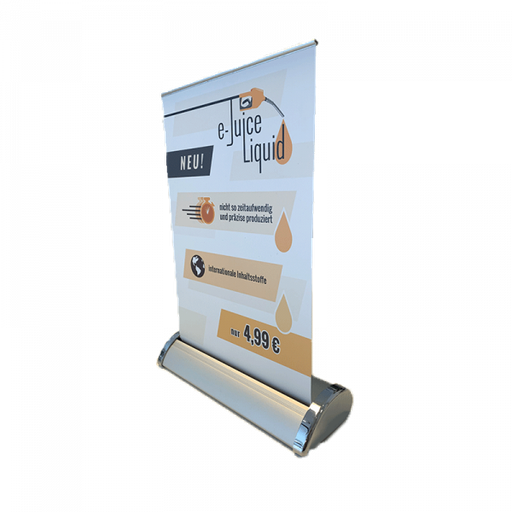 eJuice Liquid A4 Tisch-Rollup