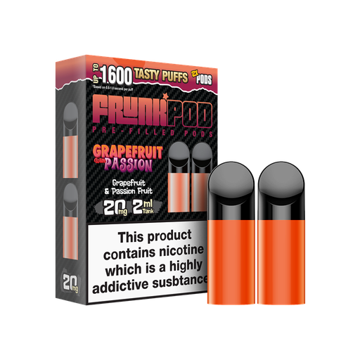Frunks Pods Yellow Ball Passion(Grapefruit Passion Frucht)2 ml 2 Stück vorgefüllter Tank