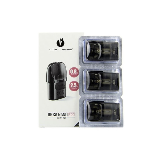 Lost Vape PACK DE 3 PODS 2.5ML URSA NANO